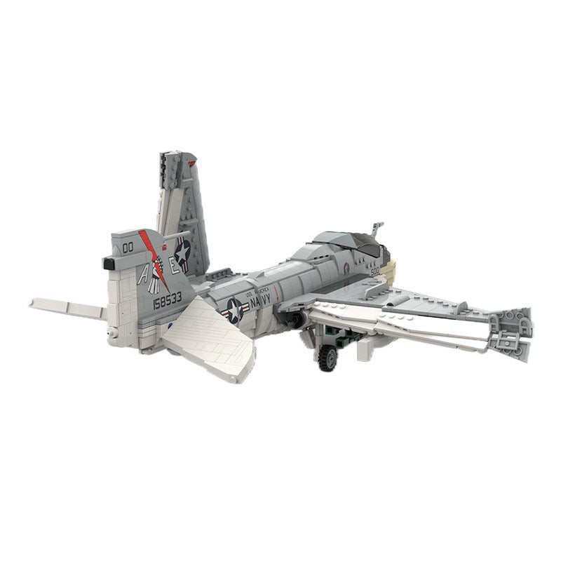 1:35 scale a-6e intruder attack aircraft building set | moc-130722 - 3