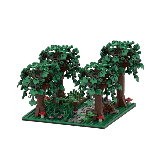 Medieval Forest Building Kit | LEGO-Compatible MOC