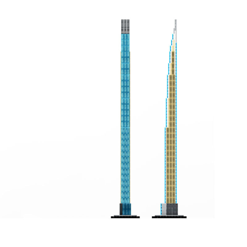 111 West 57th Street Building Kit | Steinway Tower 1:800 | LEGO-Compatible MOC - 3