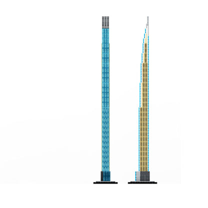 111 West 57th Street Building Kit | Steinway Tower 1:800 | LEGO-Compatible MOC - 3