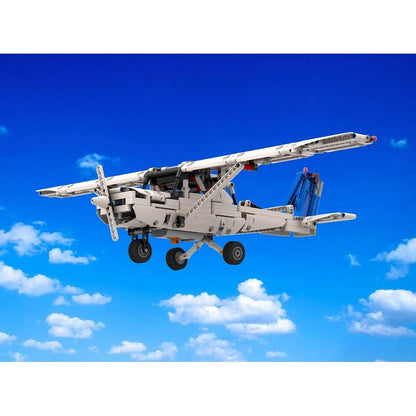 152 Two-Seat Light Trainer Propeller Aircraft MOC Building Kit - 4