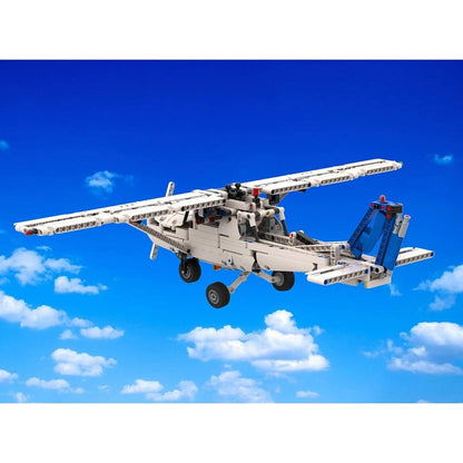 152 Two-Seat Light Trainer Propeller Aircraft MOC Building Kit - 5