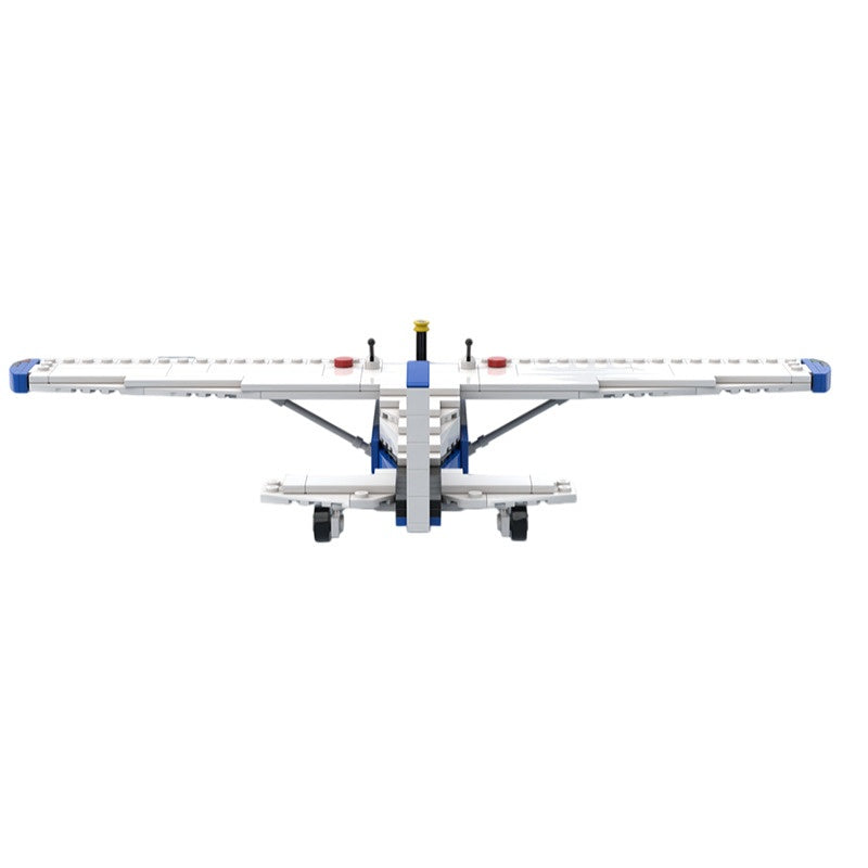 172 Straight Tail Light Aircraft Building Kit | LEGO-Compatible MOC - 3
