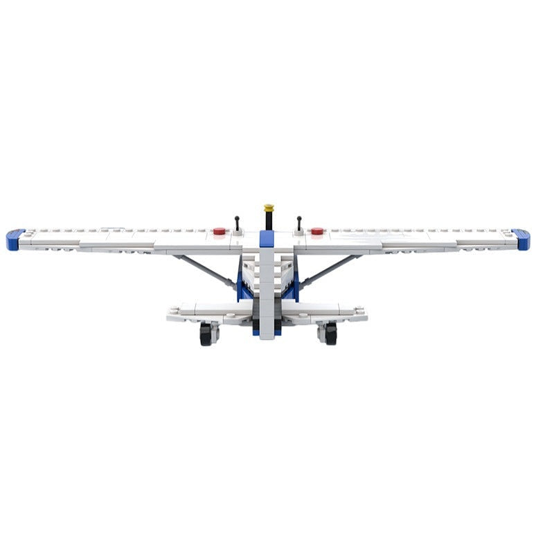 172 Straight Tail Light Aircraft MOC Building Kit | Airplane Model - 3