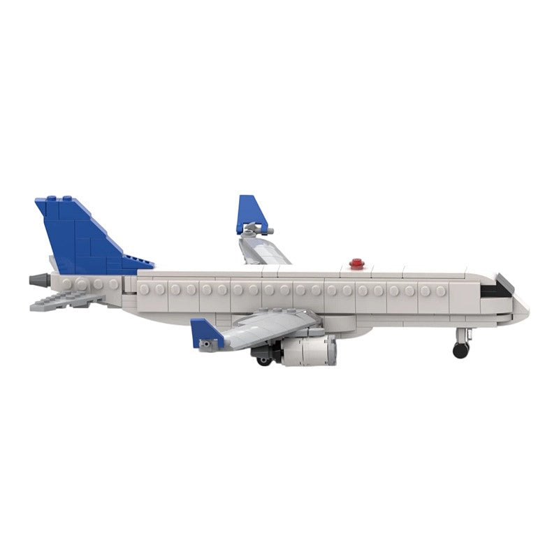 175 Commercial Regional Jet Building Kit | 1:125 Scale | LEGO-Compatible MOC - 2