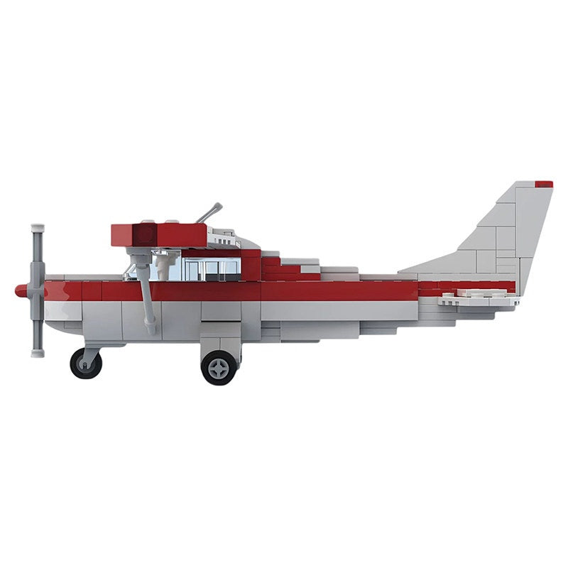 175A Vintage Aircraft MOC Building Kit | Classic Plane Model - 1