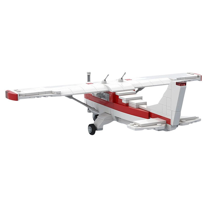 175A Vintage Aircraft MOC Building Kit | Classic Plane Model - 2