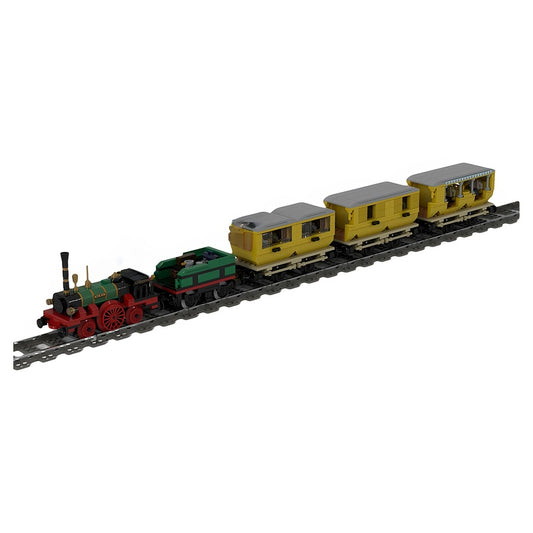 1835 Adler German Pioneer Steam Train MOC Building Kit - 1