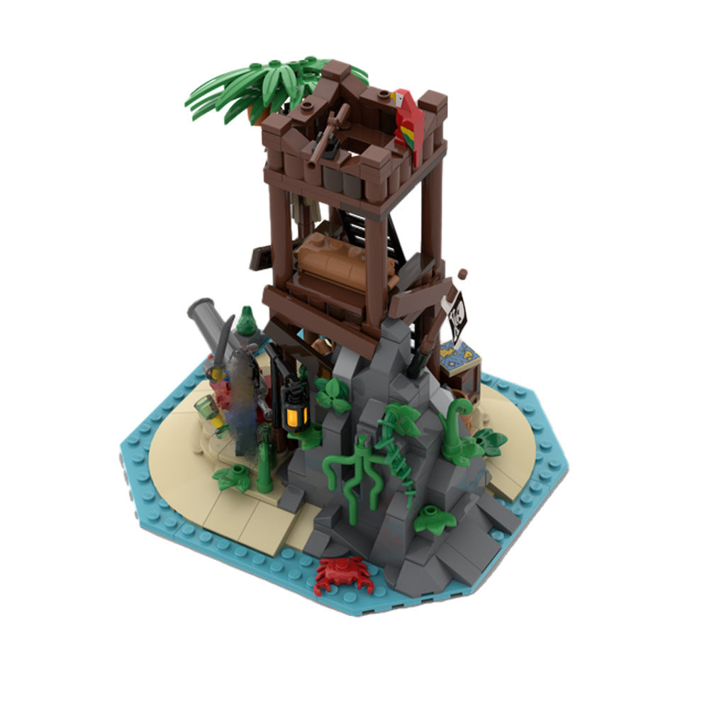 1871 pirates cannon remake building set | moc-130125 - 2