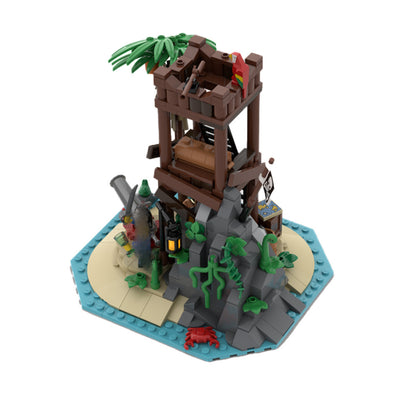 1871 pirates cannon remake building set | moc-130125 - 2