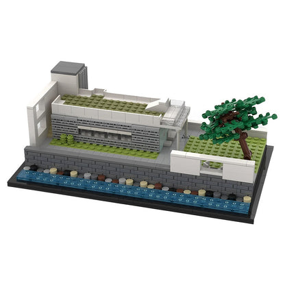 1924 Lakeside Modernist Villa Architecture MOC Building Kit - 2