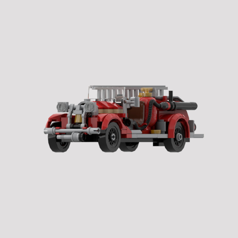 1930 Peter Pirsch & Sons Fire Pumper Truck Building Kit | LEGO-Compatible MOC - 2