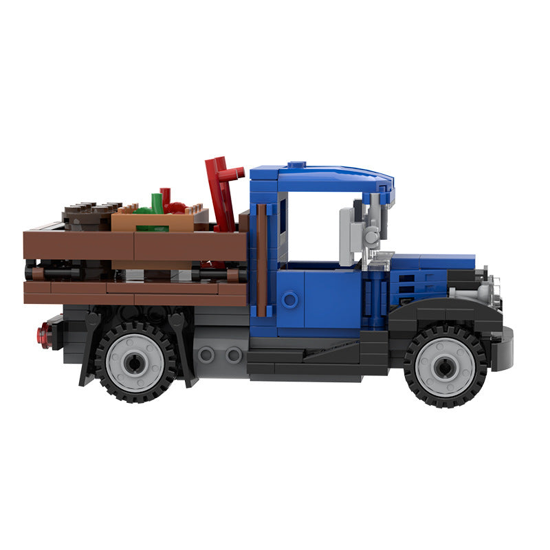1930s Delivery Farm Truck Building Kit | LEGO-Compatible MOC - 3
