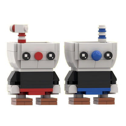 1930s Rubber Hose Cartoon Cup BrickHeadz Building Kit | LEGO-Compatible MOC - 2