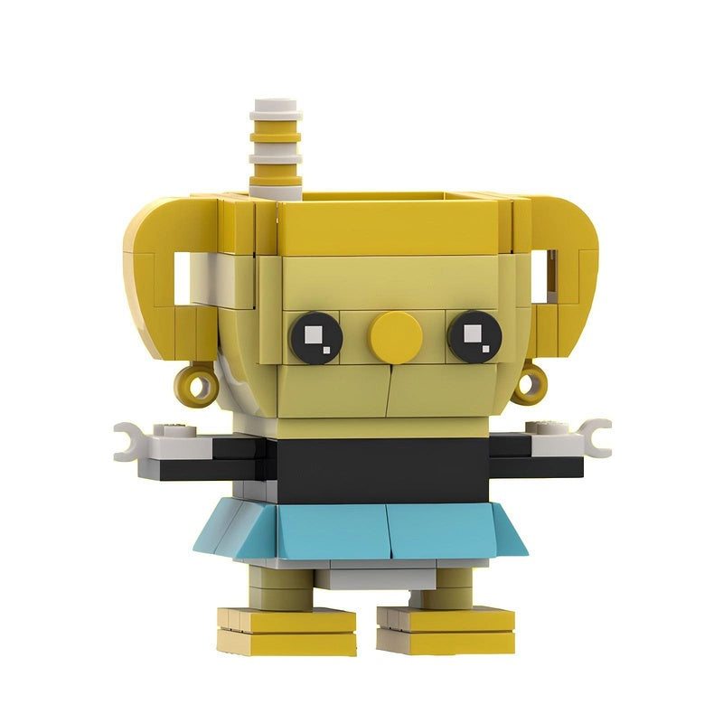 1930s Rubber Hose Cartoon Cup BrickHeadz Building Kit | LEGO-Compatible MOC - 4