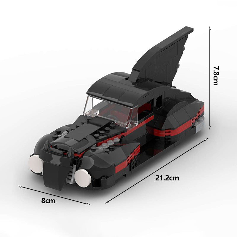 1940s batmobile building set | moc-2462 - 6