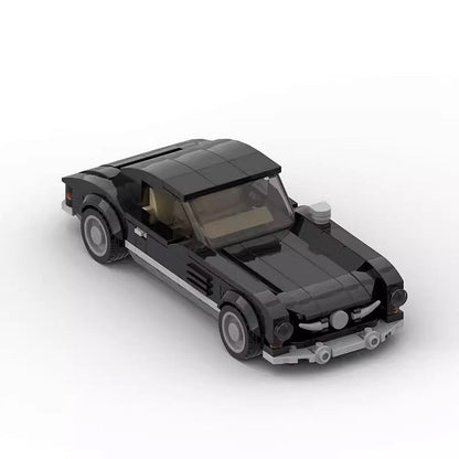 1950s Gullwing Coupe Retro Sports Car MOC Building Kit - 4