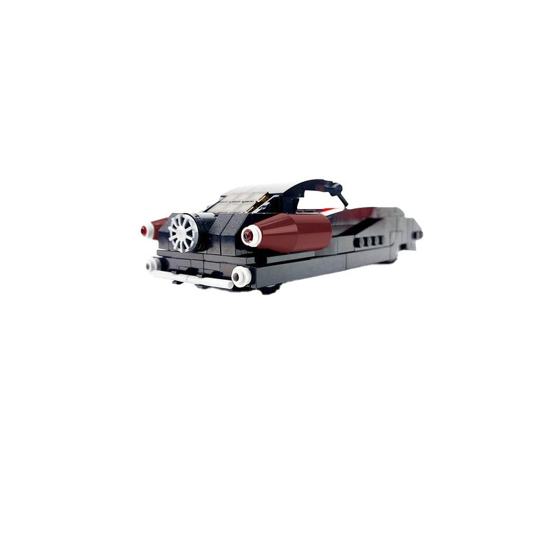 1950s Retro Superhero Supercar Building Kit | LEGO-Compatible MOC - 2