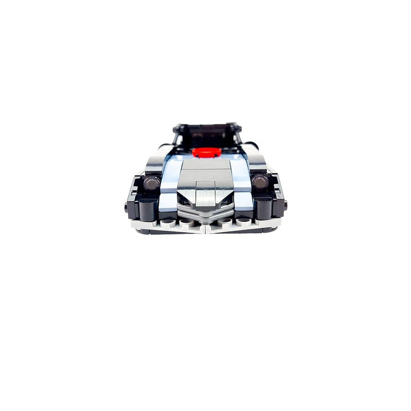 1950s Retro Superhero Supercar Building Kit | LEGO-Compatible MOC - 5