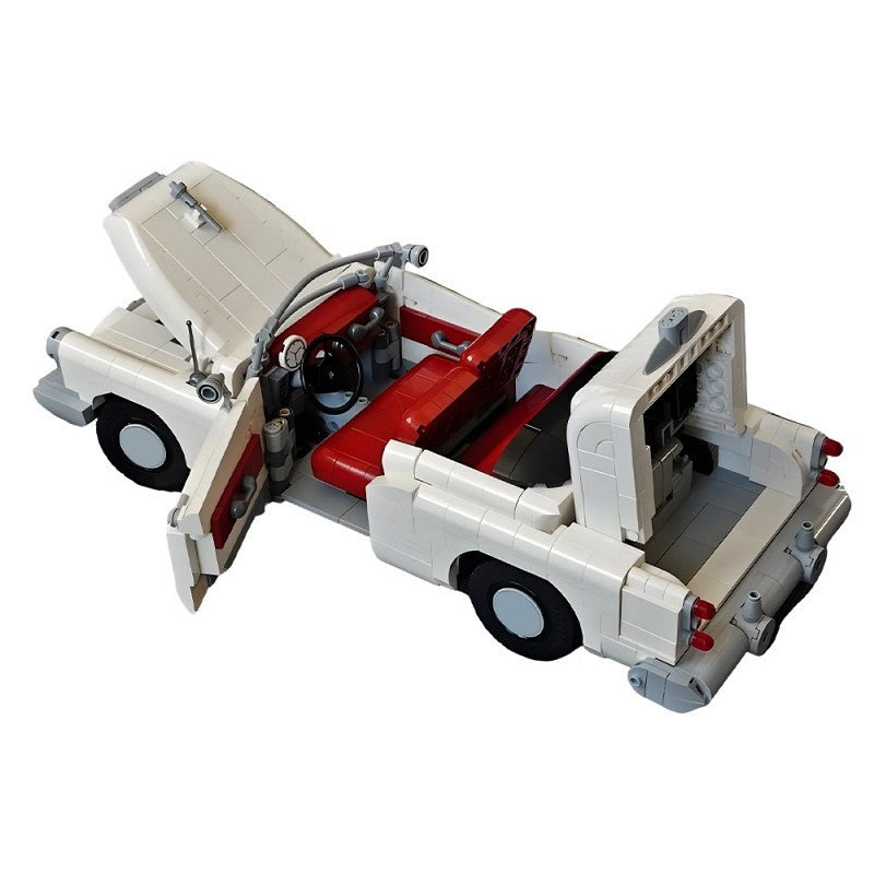 1953 Vintage Skylark Convertible Car Building Kit | LEGO-Compatible MOC - 5