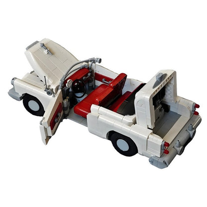 1953 Vintage Skylark Convertible Car Building Kit | LEGO-Compatible MOC - 5