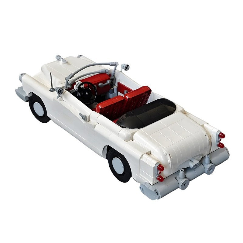 1953 Vintage Skylark Convertible Car Building Kit | LEGO-Compatible MOC - 6