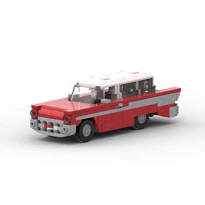 1957 Vintage Station Wagon MOC Building Kit | Classic Vehicle Model - 2