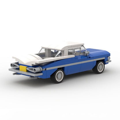 1959 American Tailfin Coupe MOC Building Kit | Vintage Vehicle Model - 1