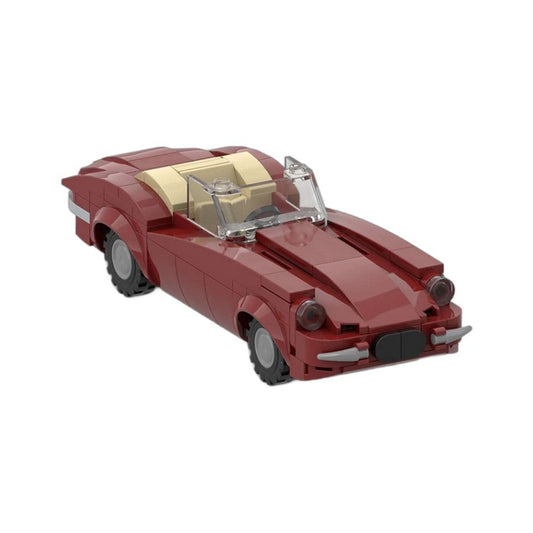 1960s British Convertible Roadster Building Kit | LEGO-Compatible MOC - 5