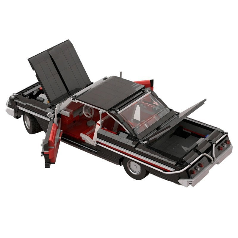1961 Vintage SS Muscle Car Building Kit| LEGO-Compatible MOC - 4