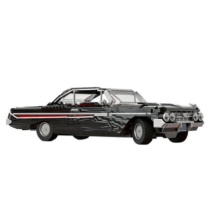 1961 Vintage SS Muscle Car Building Kit| LEGO-Compatible MOC - 5