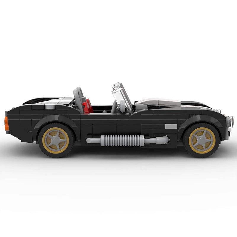 1962 Classic V8 Roadster MOC Building Kit | Vintage Sports Car Model - 2