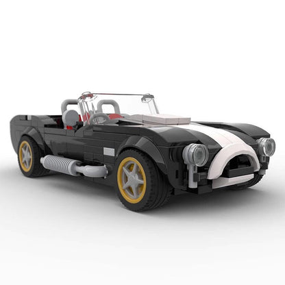 1962 Classic V8 Roadster MOC Building Kit | Vintage Sports Car Model - 3