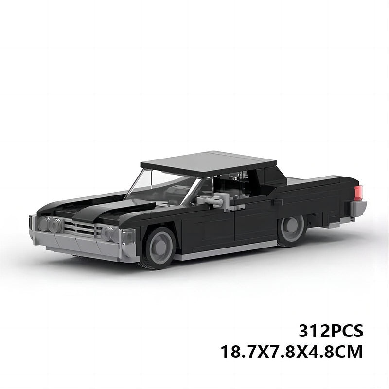 1965 American Luxury Sedan Building Kit | LEGO-Compatible MOC - 6