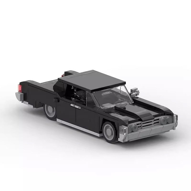 1965 American Luxury Sedan MOC Vehicle Building Kit | Classic Car Design - 2