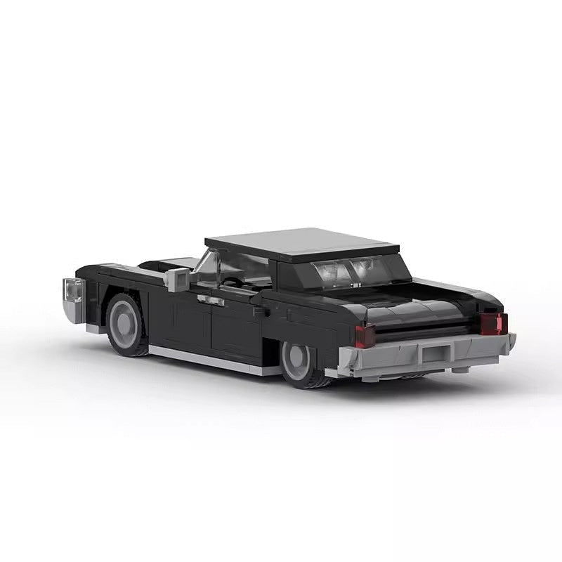 1965 American Luxury Sedan MOC Vehicle Building Kit | Classic Car Design - 3