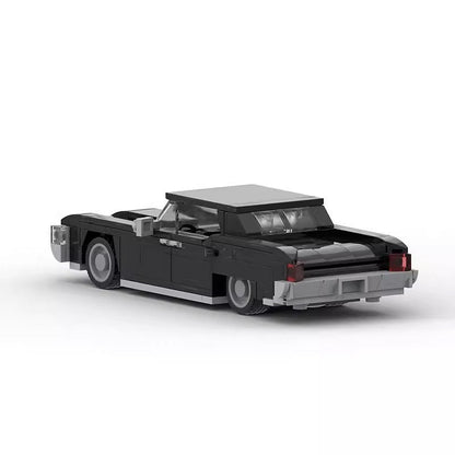 1965 American Luxury Sedan MOC Vehicle Building Kit | Classic Car Design - 3