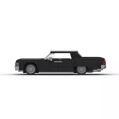 1965 American Luxury Sedan MOC Vehicle Building Kit | Classic Car Design - 4
