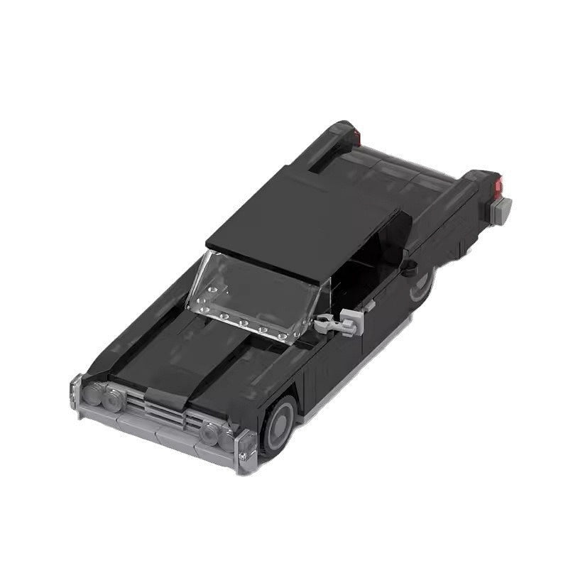 1965 American Luxury Sedan MOC Vehicle Building Kit | Classic Car Design - 5