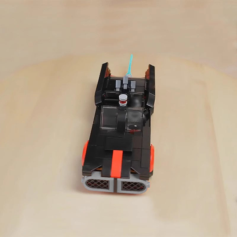 1966 Retro Vigilante Super Hero Crimefighting Car Building Kit | LEGO-Compatible MOC - 2