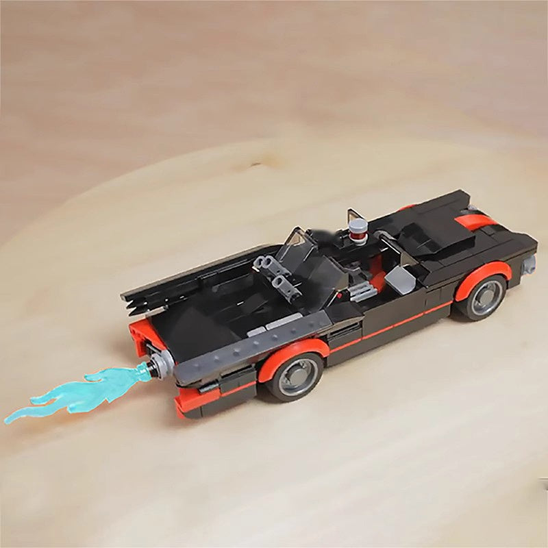 1966 Retro Vigilante Super Hero Crimefighting Car Building Kit | LEGO-Compatible MOC - 3