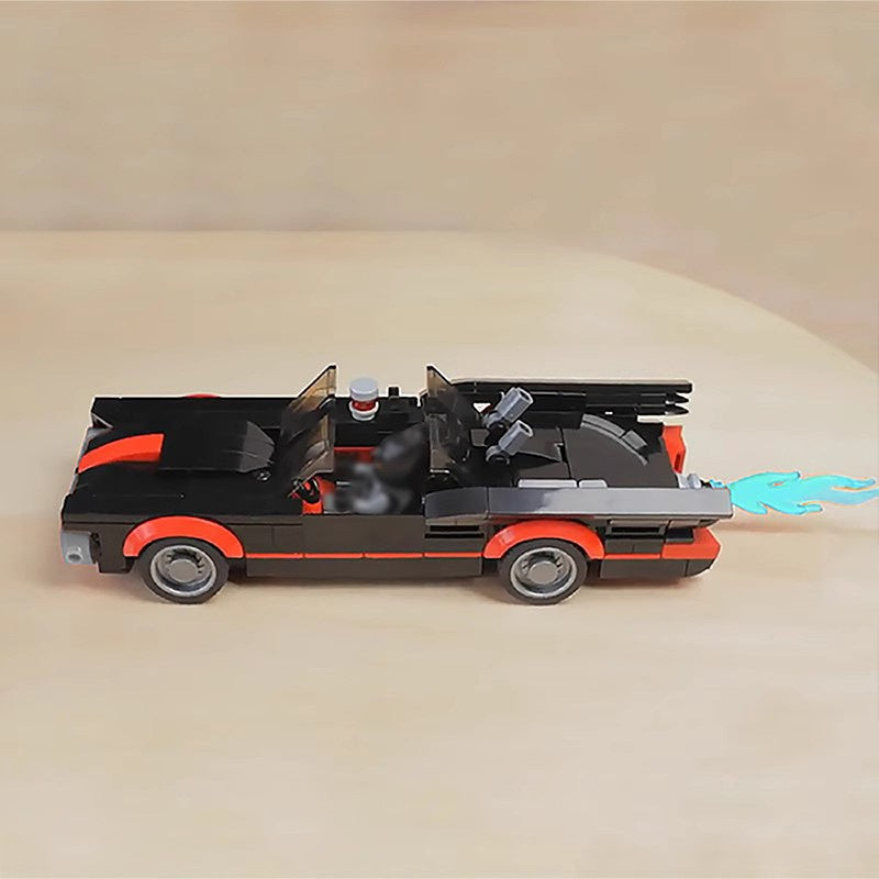 1966 Retro Vigilante Super Hero Crimefighting Car Building Kit | LEGO-Compatible MOC - 4