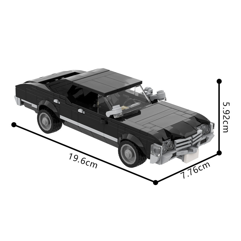 1967 chevrolet impala car building set |supernatural | moc-59771 - 4