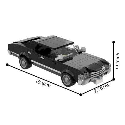 1967 chevrolet impala car building set |supernatural | moc-59771 - 4
