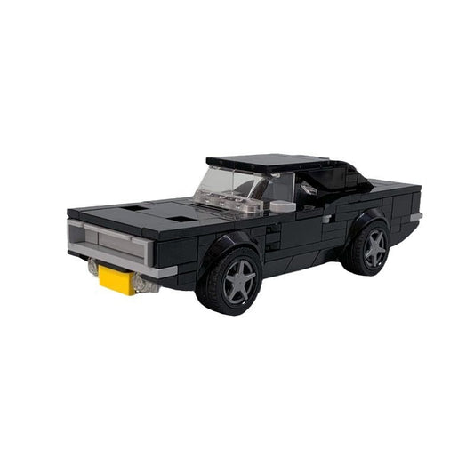 1968 Vintage 6 Wide Muscle Car Building Kit | Compatible MOC - 5