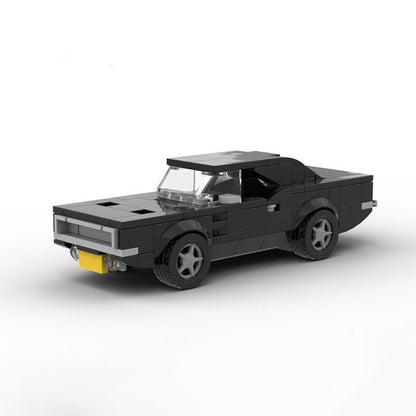 1968 Vintage 6 Wide Muscle Car Building Kit | LEGO-Compatible MOC - 1