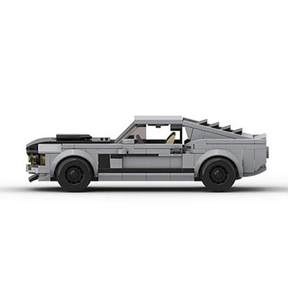 1969 302 Fastback Muscle Car MOC Building Kit | 1:24 Vintage Vehicle Model - 2