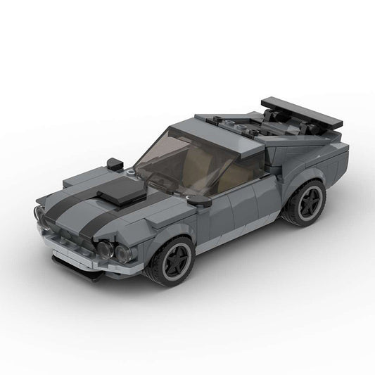 1969 Boss 302 Classic Muscle Car Building Kit | LEGO-Compatible MOC - 1