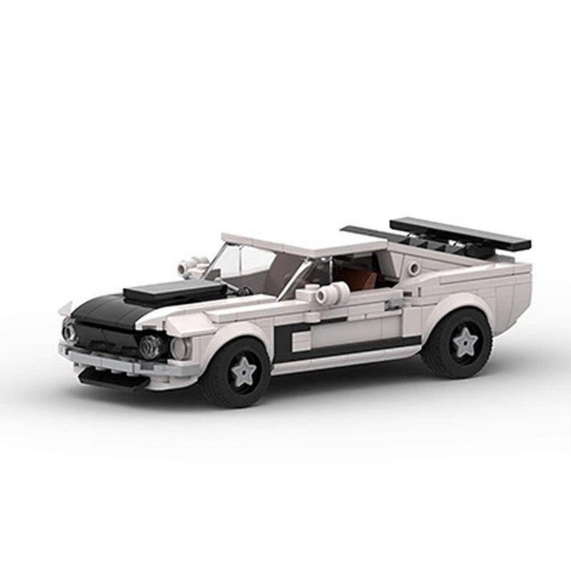 1969 Boss 302 Classic Muscle Car MOC Building Kit | Vehicle Model - 10