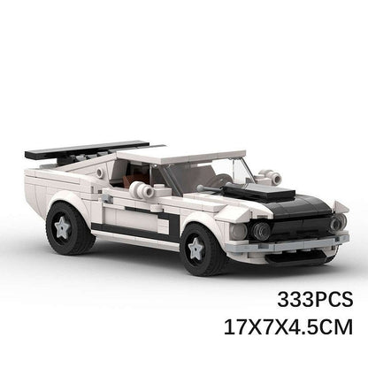 1969 Boss 302 Classic Muscle Car MOC Building Kit | Vehicle Model - 12